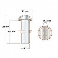 Guidi Round Water Inlet GU1210-1 inch