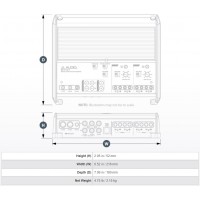 JL Audio - XDM400/4 Amplifier 