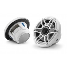 JL Audio - M6 7.7 inch Speakers - Gloss White Sports Grill 