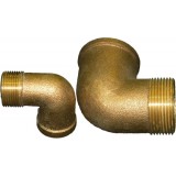 Bronze Female to Male 90 Degree Elbow 