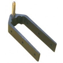 18.07 - 8mm Bottom 38mm Rudder Pintle 3-Hole Mounting