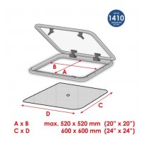 Mosquito screen to suit Deck Hatch - Regular #1410