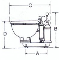 Baby Blake Classic Marine Toilet