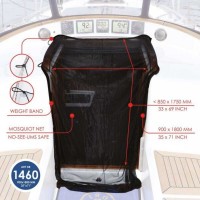 Mosquito net for companionway #1460