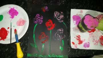 Mothers Day Craft Celery Roses