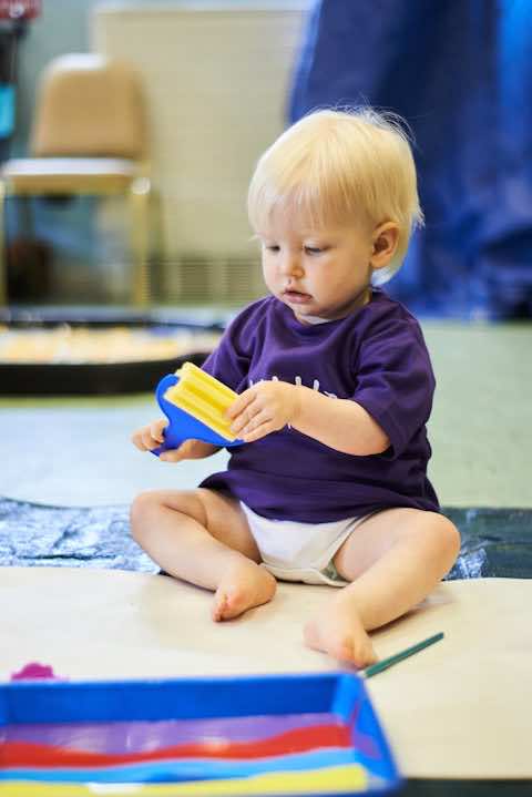 Face of Little Learners - Messy Play