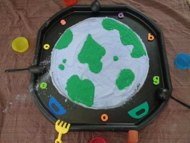 An Earth Day Tuff Tray