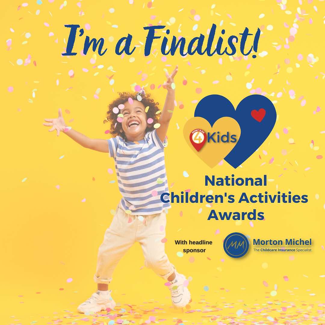 We're finalists in the What's On 4 Kids Awards 2023