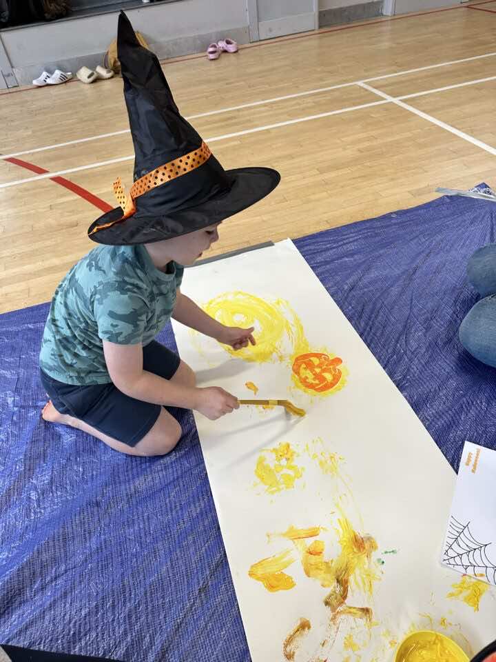 Room on the Broom crafts in action at Little Learners Stockport