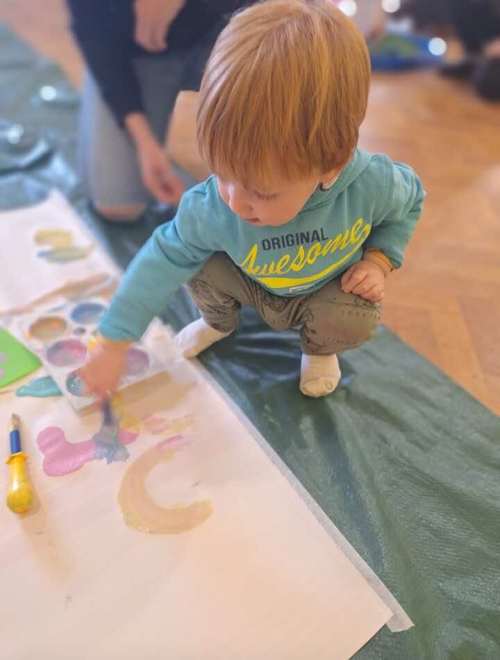 Toddler painting